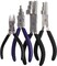 The Beadsmith Wire Working Combo – 3 Different Wire Wrapping Bending Pliers and Double Nylon Jaw Chain Nose Pliers – Use to Create Loops, Jump Rings & Protect Wire While Jewelry Making – 4 Piece Set